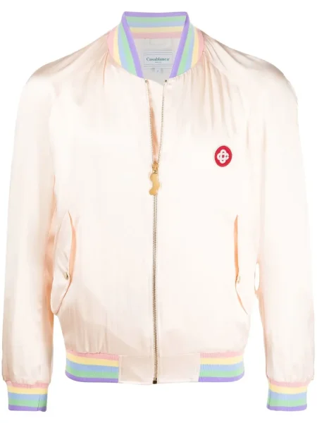 Копринено яке тип бомбър Casablanca бродирано