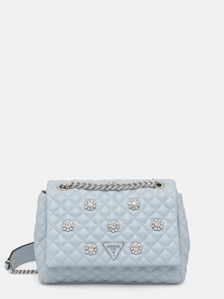 Чанта Guess EVERLEE синьо