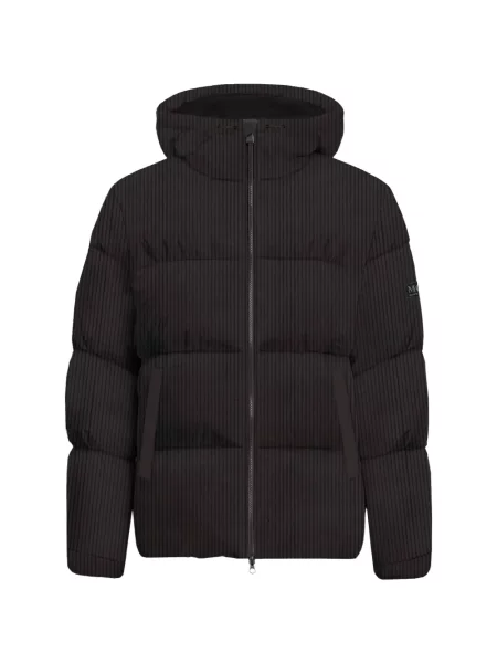 Geacă Mc2 Saint Barth de catifea cord negru