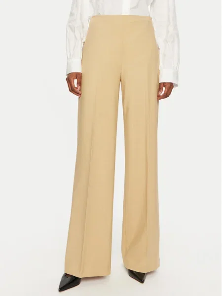 United Colors Of Benetton Pantaloni din Wide Leg bej