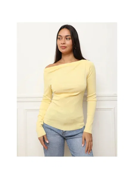 Top La Modeuse galben