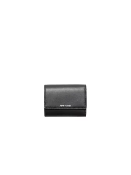 Portfel Acne Studios skórzany czarny