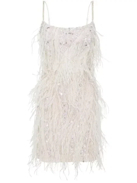 Mała mały sukienka mini Rachel Gilbert garniturowa biała