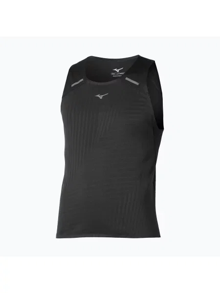 Tricou de alergare pentru bărbați Mizuno Tech Light Tank black negru