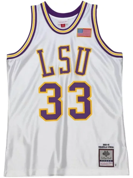 Cămașă Mitchell & Ness din jerseu alb
