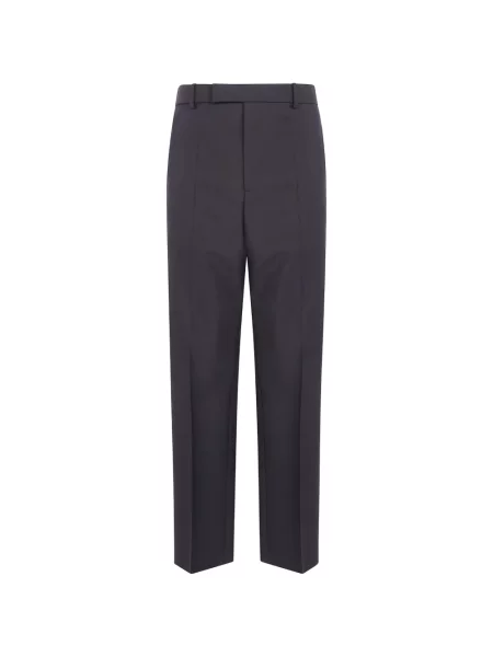 Pantaloni Jil Sander de lână gri