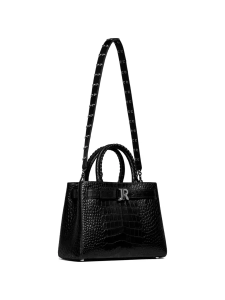 Geantă shopper John Richmond țesută negru