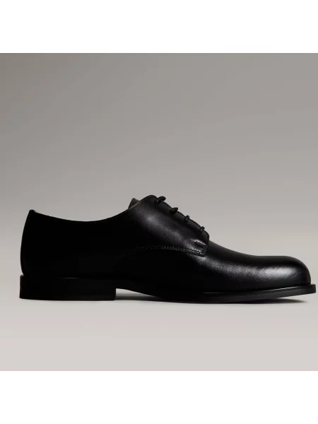 Pantofi Calvin Klein Ess Rubber Derby Lth negru