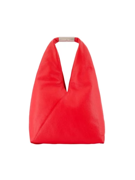 Torebka Mm6 Maison Margiela skórzana czerwona
