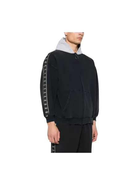Bluza z kapturem Balenciaga z kapturem klasyczna czarna