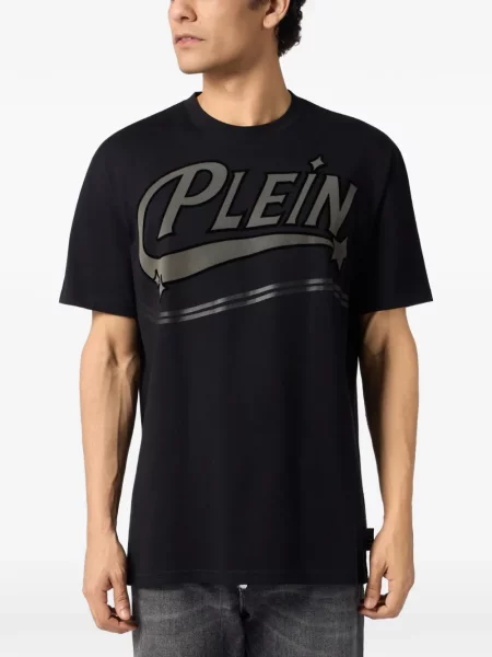 Tricou Philipp Plein cu imagine negru