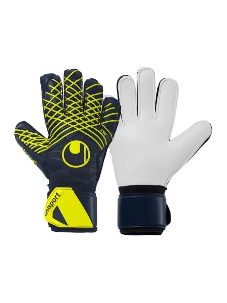 UHLSPORT Športne rokavice Prediction Supersoft marine / rumena bela