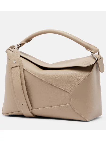 Top Loewe din piele gri