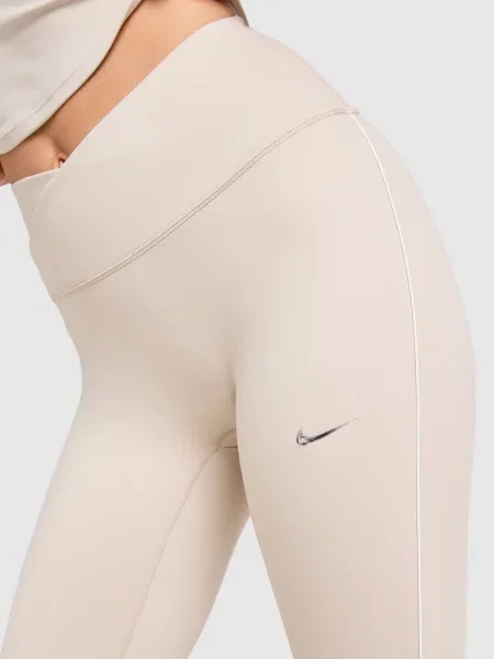 Nike Leggings One Dri-Fit Seamless High Rise Gls beżowe