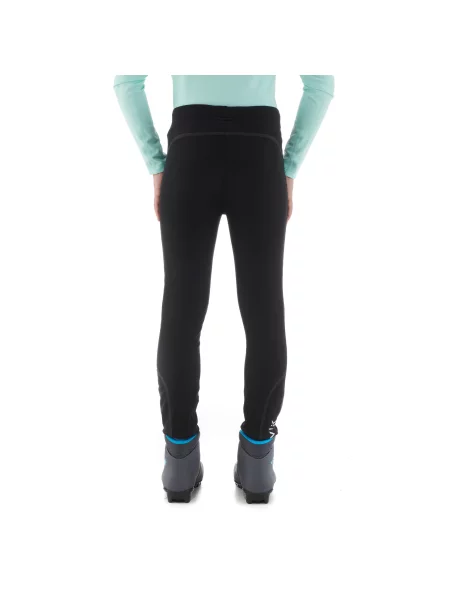 Legginsy termoaktywne do narciarstwa biegowego dla dzieci Inovik XC S czarne