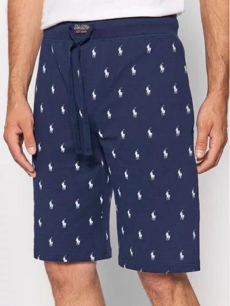 Polo Ralph Lauren Pižaminės kelnės juoda balta