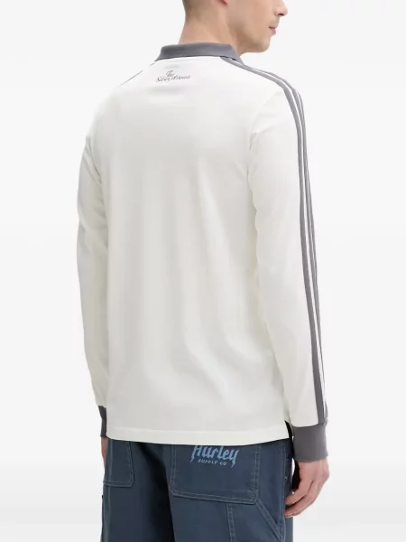 Tricou Adidas cu imagine plasă cu dungi negru