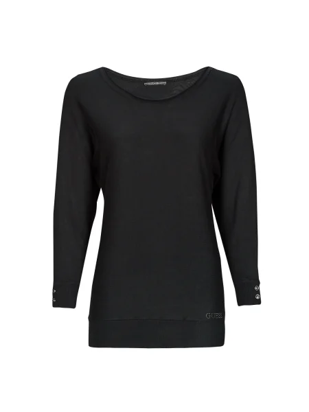 Pulover Guess cu mânecă liliac