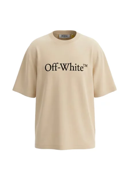 Scurt tricou Off-white cu imagine alb