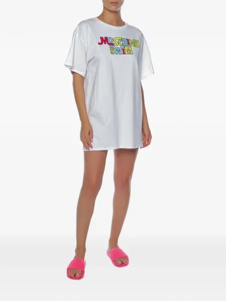 Tricou Moschino cu imagine alb