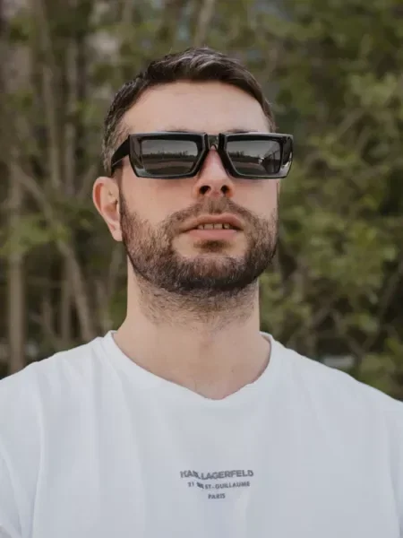 VEYREY Ochelari de soare negru