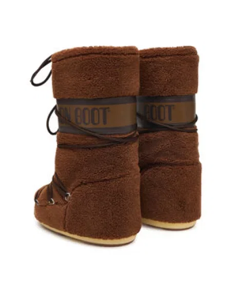 Čizme za snijeg Moon Boot Mb Icon Fleece smeđa