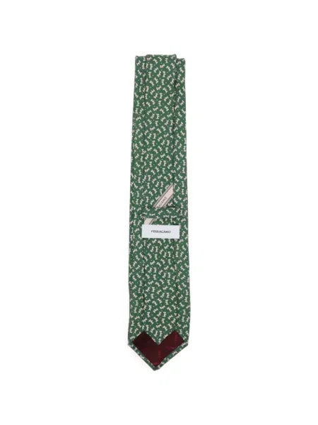 Cravată Ferragamo verde