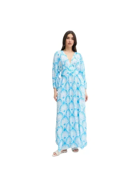 Sukienka maxi Melissa Odabash niebieska