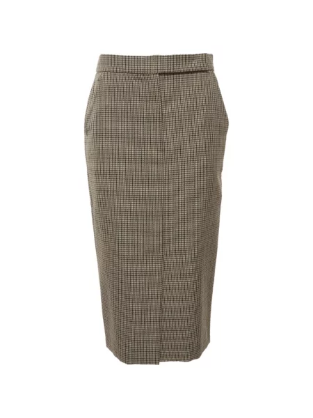 Fustă midi Max Mara cu model pepito maro