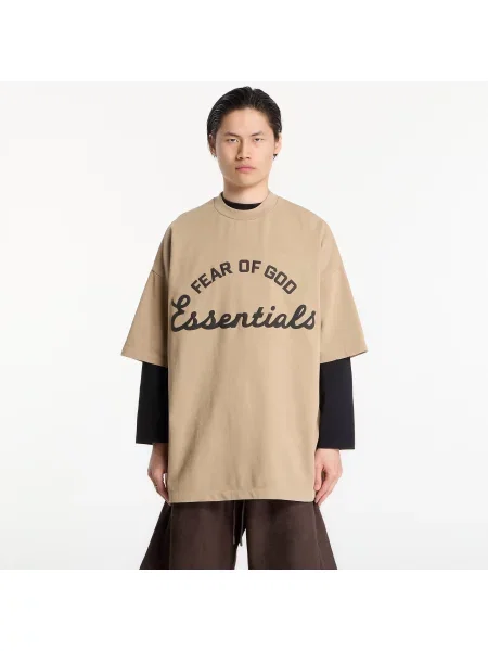 Tricou Fear of God Essentials Training Short Sleeve Tee Faded Dune XXL