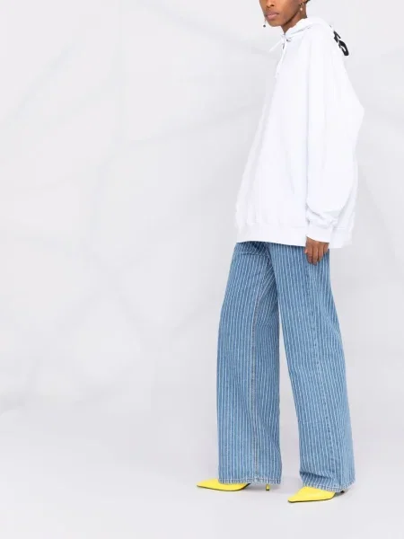 Hanorac cu glugă Msgm alb