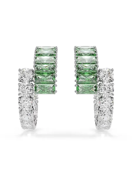 Kolczyki Swarovski szare
