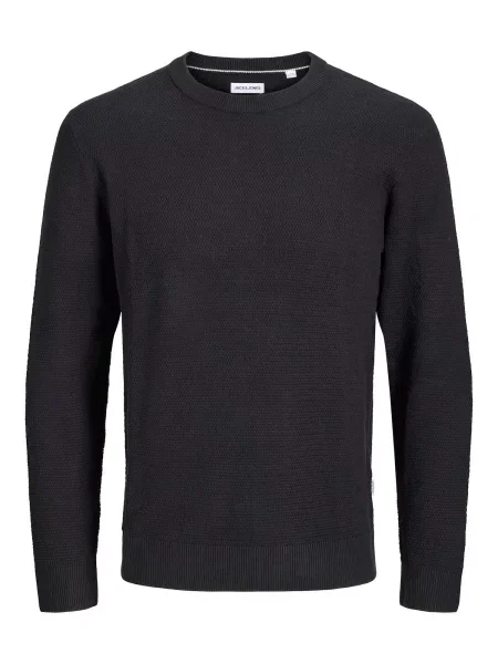 JACK & JONES Pulover JJERYDER amestecat negru