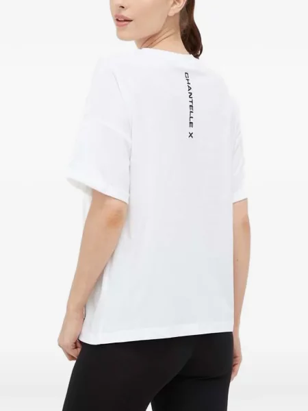 Scurt tricou Chantelle alb