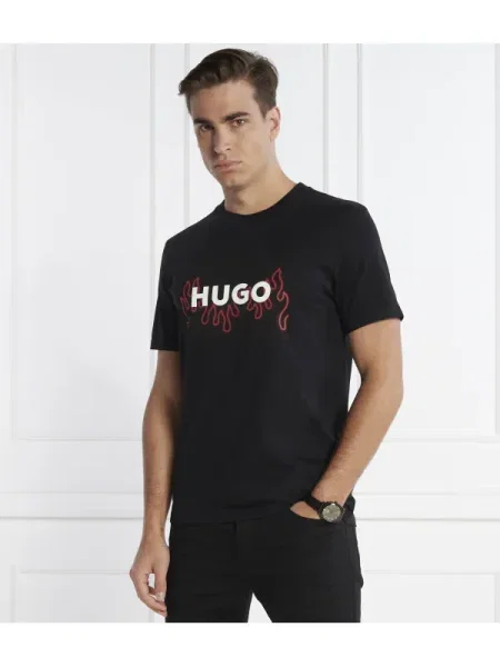 HUGO Tricou negru