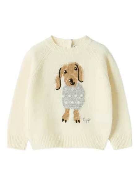 Sweter dziecięcy Il Gufo biały