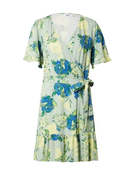 Moves Rochie / galben pastel / verde / verde mentă albastru