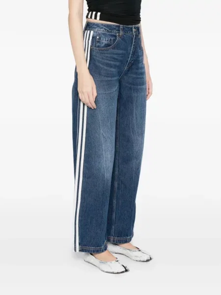 Kardigan Adidas z autografem do biegania w kratkę czerwony