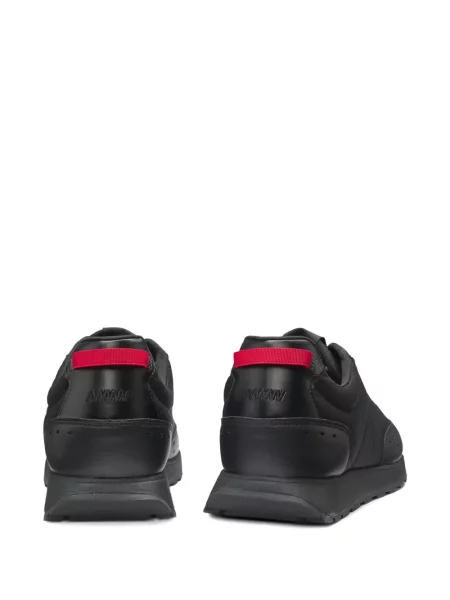 Sneakerși Hugo cu autograf negru