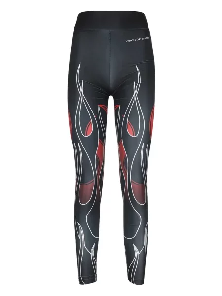 Leggings Vision Of Super cu imagine negru