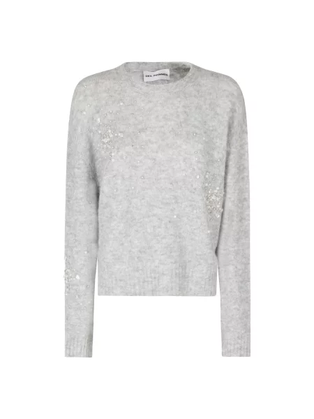 Sweter Des Phemmes z alpaki szary