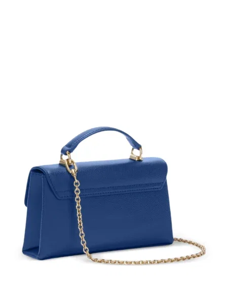 Geanta de piele Furla din piele albastru