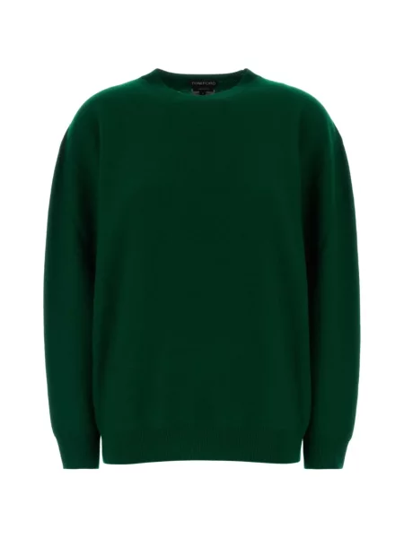 Pulover Tom Ford din cașmir verde