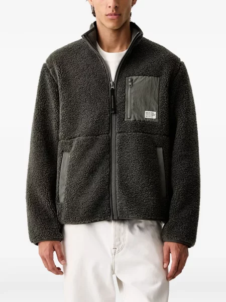 Hanorac din fleece Marc O'polo din fleece verde