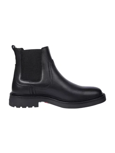 Sztyblety Tommy Hilfiger skórzane czarne