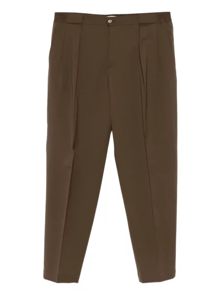 Pantaloni Briglia 1949 plisate maro