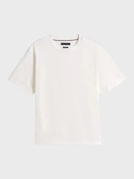 Маленькая футболка Tommy Hilfiger белая