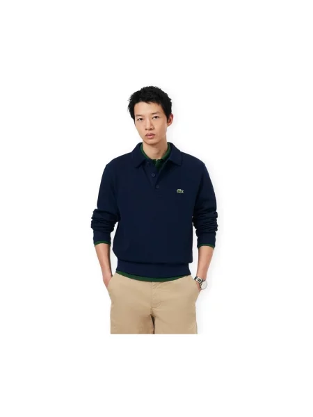 Tricou polo Lacoste albastru
