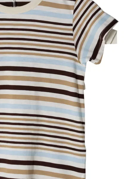 Tricou Rag & Bone cu dungi alb