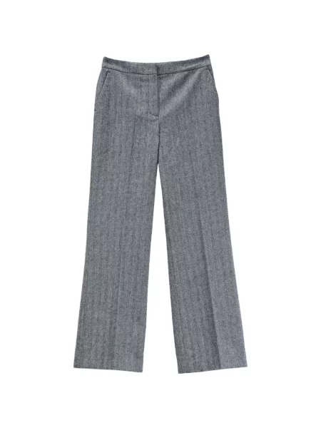 Pantaloni Karl Lagerfeld din tweed gri